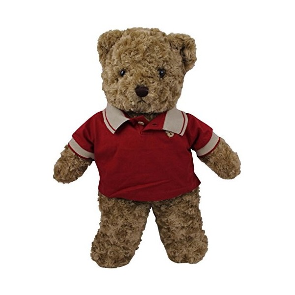 TEDDY HOUSE Ours en Peluche câlin et câlin Toby Bär en Marron avec Polo 57 cm 22 "