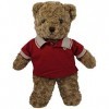 TEDDY HOUSE Ours en Peluche câlin et câlin Toby Bär en Marron avec Polo 57 cm 22 "