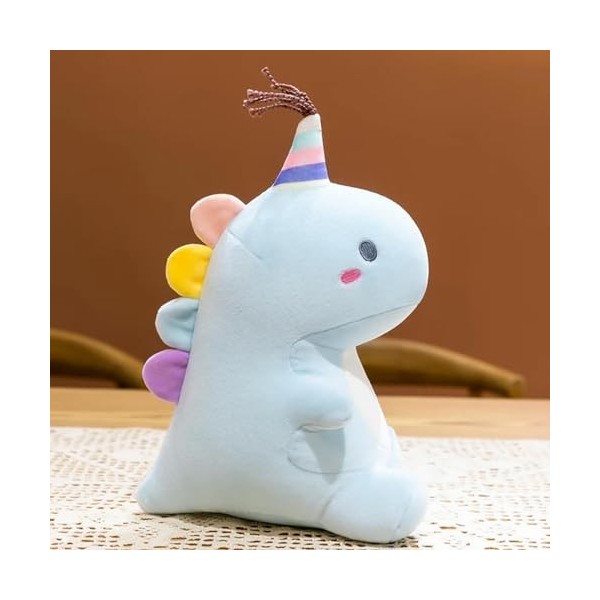 LfrAnk Super Doux Mignon Dinosaure Peluche poupée Dessin animé Peluche Animal Dinosaure Jouet Enfants câlin poupée Oreiller d