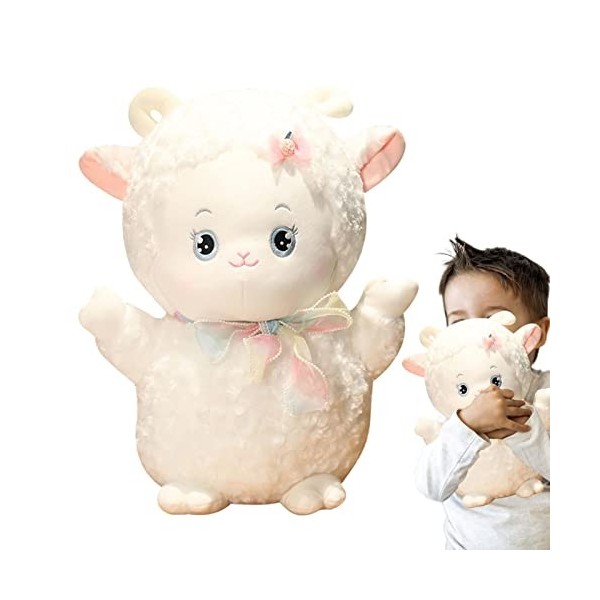 Xuanshengjia Animal en Peluche Mouton - Animaux en Peluche pour bébés,Jouet dagneau en Peluche Doux, Mouton en Peluche Moell