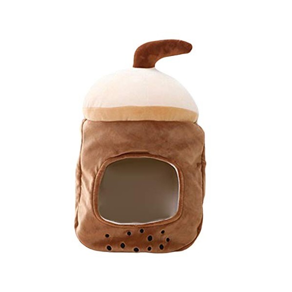 Paowsietiviity Lot de 5 chapeaux de loup en peluche douce pour adultes et enfants, style 4