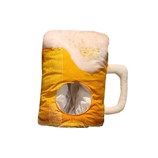 Paowsietiviity Lot de 5 chapeaux de loup en peluche douce pour adultes et enfants, style 4