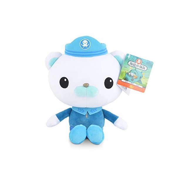 Octonauts Jouets en peluche 30 cm, Octonauts doux animaux en peluche dessin animé pingouin Peso Dashi Kwazii Tweak poupée jou