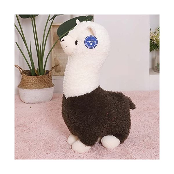 WDYGWQ Peluche en Peluche dalpaga, Oreiller en Peluche danimaux dalpaga, Coussin Moelleux Doux, Cadeau Super Kawaii, propi