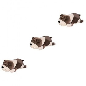 Homoyoyo 3 Pièces Poupée Sharpei Peluches pour Chiens Jouet en Peluche pour Chien Cadeau De Saint Valentin Copains Câlins Kaw