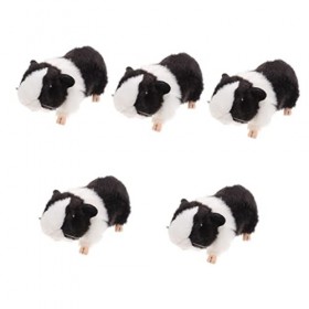 KOMBIUDA 5 Pièces Poupée en Peluche Cochon dInde Jouets Décor Déco Cochon dInde Cochon dInde en Peluche Animal en Peluche 