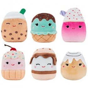Squishville- Sweet Tooth Squad Lot de 6 squishmallows 5 cm, SQM0216, Multicolore