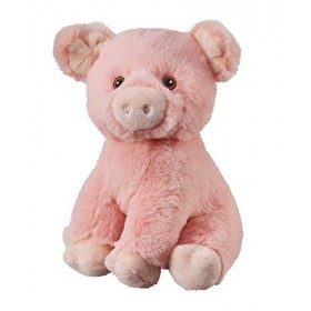Bauer Spielwaren- I Like My Planet Schwein Animal en Peluche, 12932, Rose, 20 cm