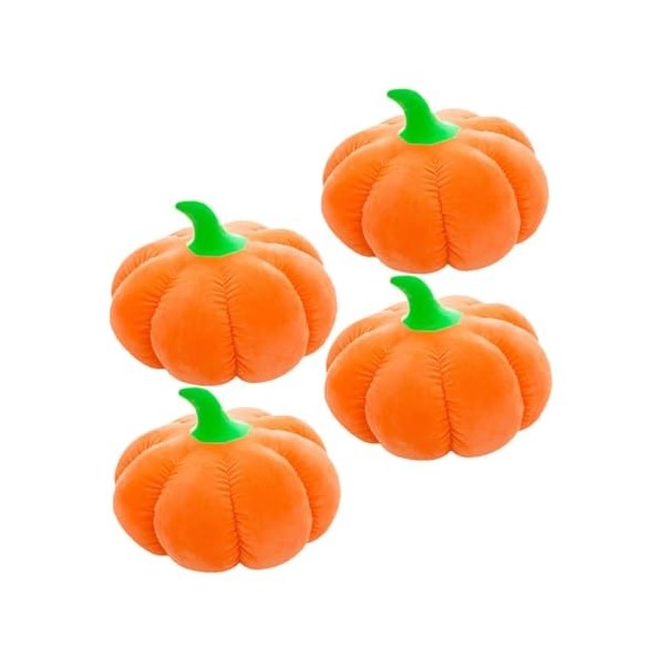 Toyvian 2 Ensembles Oreiller De Citrouille Décoration dhalloween Peluches Oreillers dhalloween Canapé Oreillers Jouets dha