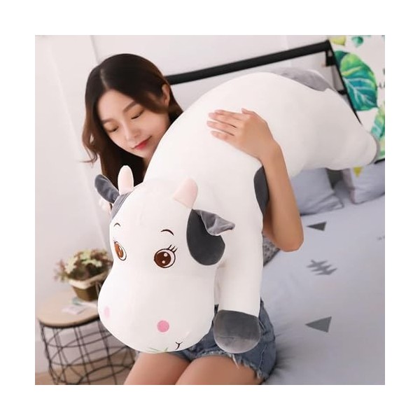 LfrAnk Grande Taille Vache Jouets en Peluche Peluche Animal Jouets Enfants Cadeaux D’Anniversaire Cadeaux De Noël 90cm 2