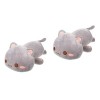 PRETYZOOM 3 Pièces Poupée De Chat Cadeau Animal Poupée en Peluche Peluches Bébé Chat Poupée en Peluche Animal en Peluche Orei