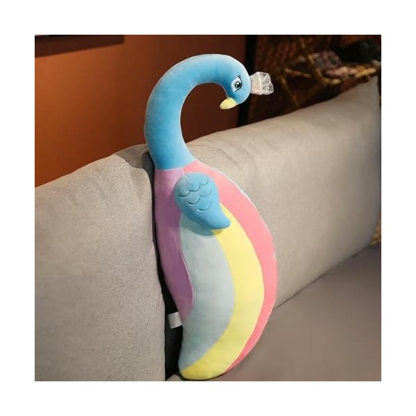 LfrAnk Mignon Paon en Peluche Jouet Paon Oreiller poupée Saint Valentin Cadeau Petite Amie Enfants Anniversaire Cadeaux de No