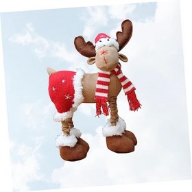 ABOOFAN 2 Pièces Jouets De Noël Peluches Jouets en Peluche Jouet en Peluche De Noël Décorer Wapiti