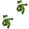 TOYANDONA 4 Pièces Poupée Oreillers Animaux pour Enfants Oreiller Grenouille Cadeaux De Fête pour Enfants Jouet Décoratif pou