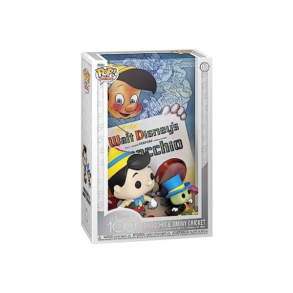 Funko Pop! Movie Poster: Disney - Pinocchio - Figurine en Vinyle à Collectionner - Idée de Cadeau - Produits Officiels - Joue