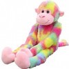 Ermano Peluche 80 cm Adorable Couleur Singe poupée Oreiller Cadeau de Noël pour Enfants Jouets en Peluche