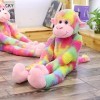 Ermano Peluche 80 cm Adorable Couleur Singe poupée Oreiller Cadeau de Noël pour Enfants Jouets en Peluche