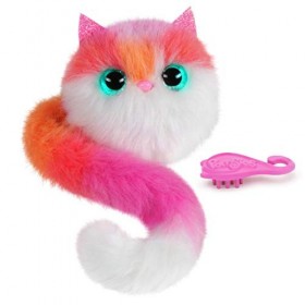 Bandai - Pomsies - Trixie - Renard multicolore - Peluche interactive qui saccroche partout - SK18041