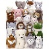 Bauer Spielwaren 12954 I Like My Planet Agneau en Peluche recyclée Blanc 12 cm