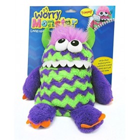 Guaranteed4Less Violet anxiété Monsters Jouet en Peluche recommandé par Enfant psychologues écrit Down Votre soucis