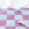 Lot de 16 Dalles De Moquette Emboîtables Antidérapantes Douces, Puzzle Carré,Tapis De Sol Carrés en Mousse De Puzzle en Peluc
