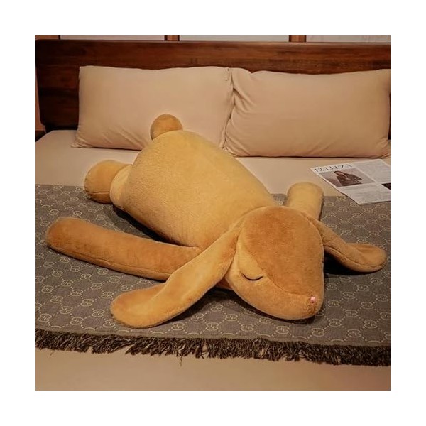 EacTEL Nouveau Mignon Géant Animal Dessin Animé Longue Oreille Lapin en Peluche Enfants Jouet Long Oreiller Enfants Cadeau An
