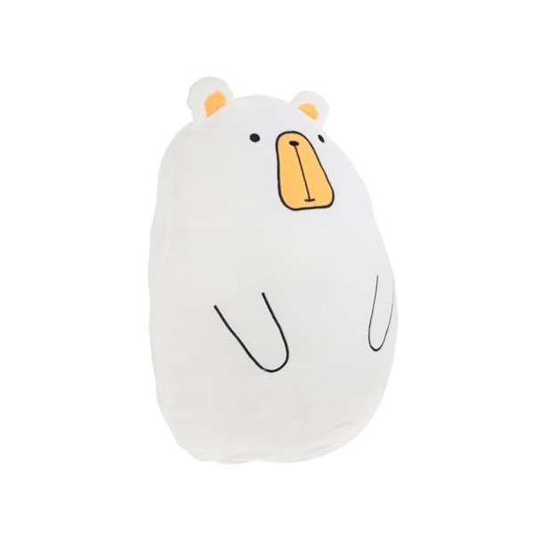 VICASKY Oreiller Ours Blanc Oreiller Animal en Peluche Poupée en Peluche Jouet en Peluche Jolie Poupée Animale Oreiller Anima