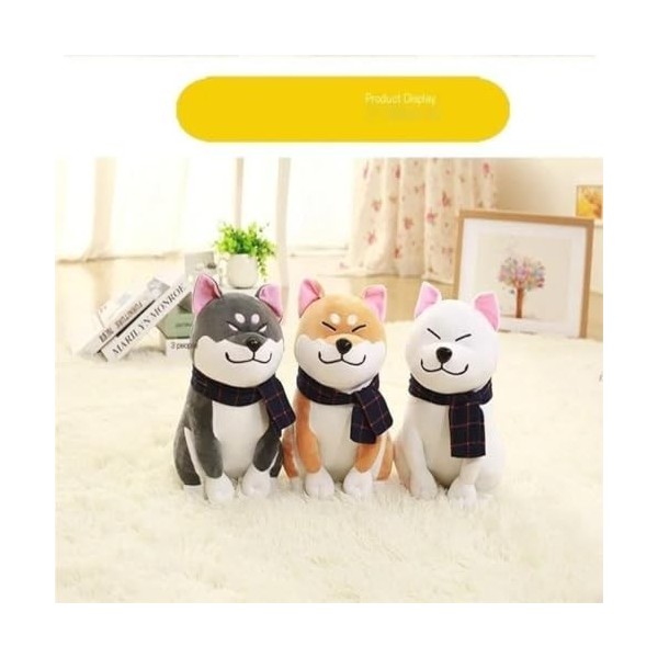 ASSASSIN Peluche Peluche Écharpe Shiba Inu Poupée Mignon Doux Habiller Chiot Jouet Akita Inu Peluche Jouet Enfants Et Filles 