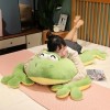 NOpinz Énorme Oreiller Grenouille en Peluche Poupée Maison Canapé Matelas Peluche Animal Peluche Jouets Enfants Garçon Cadeau