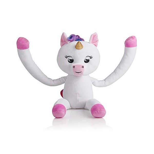 Wow Wee Fingerling Hugs Peluche Interactive Licorne Blanc