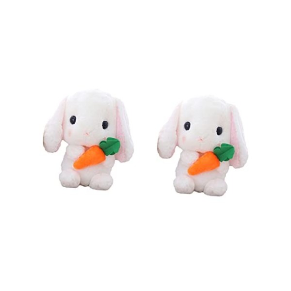 SAFIGLE 2 Pièces Jouets De La Nativité pour Enfants Para Niños Enfants Voyage Jouets en Peluche Lapin De Pâques Mignon Lapin 