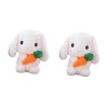 SAFIGLE 2 Pièces Jouets De La Nativité pour Enfants Para Niños Enfants Voyage Jouets en Peluche Lapin De Pâques Mignon Lapin 