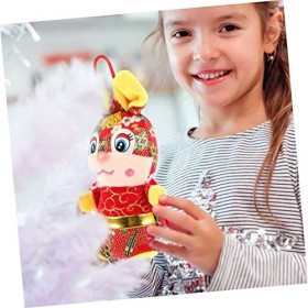 Totority 12 Pièces Année du Lapin Ornement Lapin Mascotte Poupée Mini Animal Jouets en Peluche 2023 Nouvel an Cadeau Lapin Fi