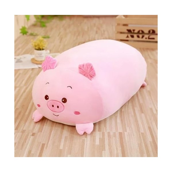 EacTEL Coussin Coussin de Bande dessinée Mignon Animal en Peluche Chien Chat Pingouin Cochon Grenouille Dinosaure Peluche Jou
