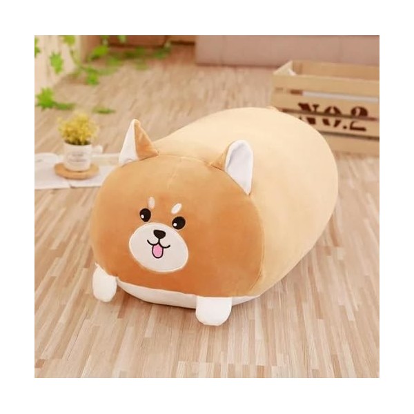EacTEL Coussin Coussin de Bande dessinée Mignon Animal en Peluche Chien Chat Pingouin Cochon Grenouille Dinosaure Peluche Jou