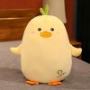 LfrAnk Coussin de Canard en Peluche avec Couverture Peluche Animal Canard Jouet lit Oreiller Dessin animé Mignon Fille Cadeau