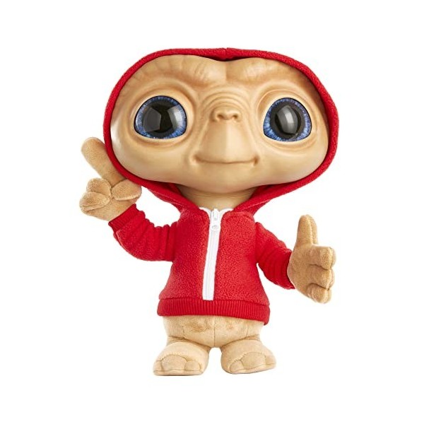 E.T l’Extra-Terrestre Peluche Figurine Spécial Anniversaire 40 ans 28 cm avec sons et lumières, jouet souple, à collectionn