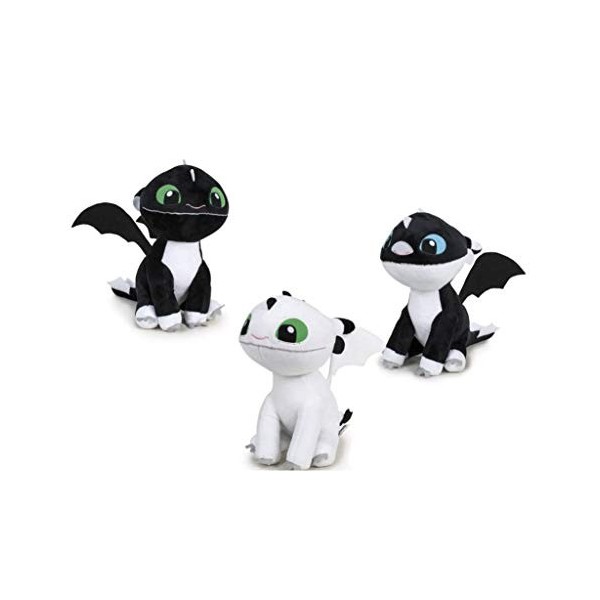 Peluche Dragon 3 Bébé Dragon Lot Des 3