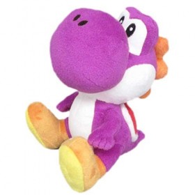 Little Buddy Super Mario Bros. Yoshi en Peluche en Peluche, 15,2&nbsp;cm, Violet