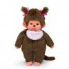 Sekiguchi Sekiguchi Kiki - Monchhichi - Peluche Fille avec des Tresses 45cm