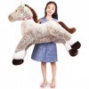 SNOWOLF Jouet en Peluche Géant Cheval Grand Animal en Peluche Jouet Poney Licorne Poupée en Peluche Cadeaux pour Enfants, Sai