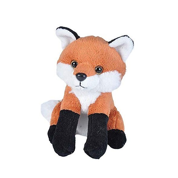 Wild Republic Peluche Renard Roux, Cuddlekins lils´doudouier, Cadeaux pour Enfants, 13 cm, 21189, Multicolore