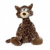 Sigikid 39861 Peluche Kiez Munz BeastsTown pour Enfants et Adultes à Collectionner, Offrir, Jouer, câliner, Marron/Noir/Chat