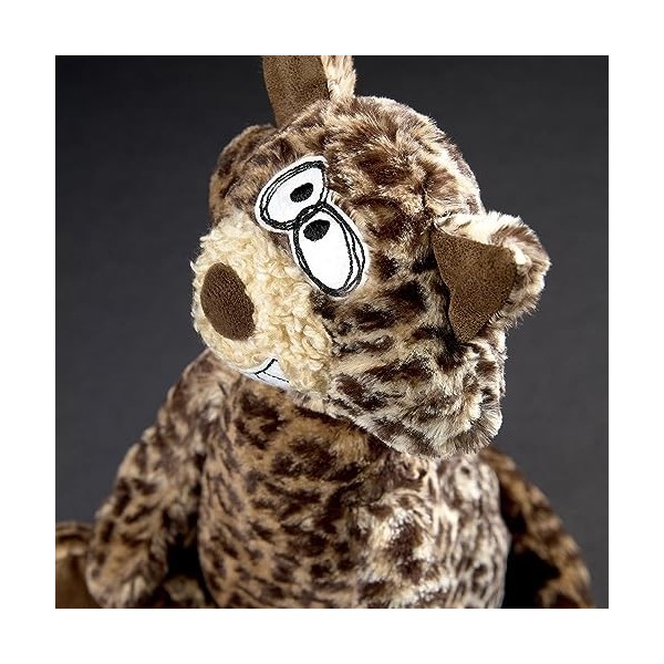 Sigikid 39861 Peluche Kiez Munz BeastsTown pour Enfants et Adultes à Collectionner, Offrir, Jouer, câliner, Marron/Noir/Chat