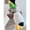 Tanha Peluche canard - Grande oie - 100 cm - Grandes oies géantes - Peluche canard colombré - Jouet doreiller géant mignon 