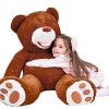 Gustaw Grand Ours en Peluche XXL Amigo - Peluche Géante, Grand Nounours XXL, Teddy Bear Grand Ourson - Peluche Idéal comme Ca