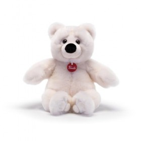 Trudi Ours Joel Ivoire Cadeau en Peluche pour Noël, Ours Polaire en Peluche | 24x38x18cm Taille M | Teddy Bears, Ours Classiq