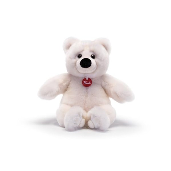 Trudi Ours Joel Ivoire Cadeau en Peluche pour Noël, Ours Polaire en Peluche | 24x38x18cm Taille M | Teddy Bears, Ours Classiq