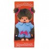 Bandai - Monchhichi - peluche - Fille combinaison Jeans 20 cm