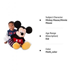 25 pouces de large en peluche Disney Disney Mickey Mouse en peluche Mickey Mouse japon importation 